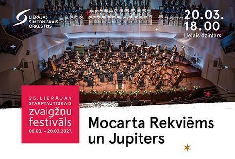 20.03. | Mocarta Rekviēms un Jupiters Liepājas koncertzālē LIELAIS DZINTARS! 
